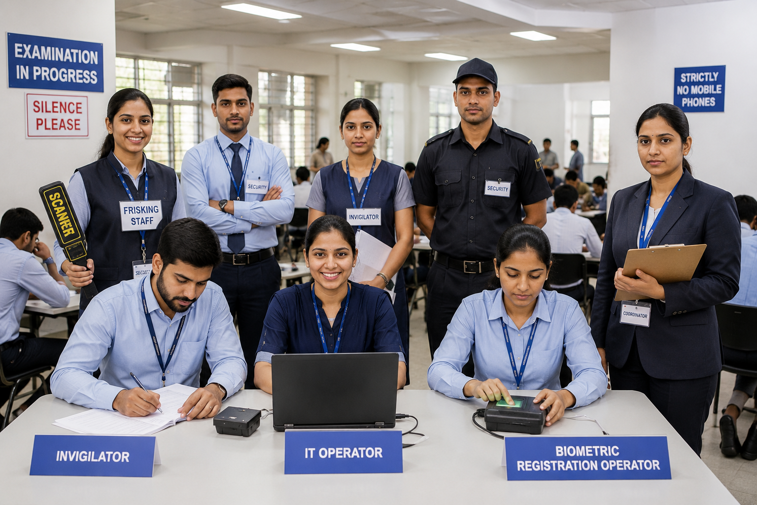 Home examination staff